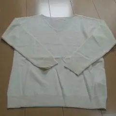 値下げ【新品】ナノユニバース アイボリーニット