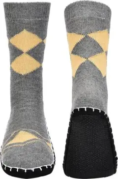 ルームソックス メンズ靴下 室内履き ルームシューズ 滑止め加工 24-28cm