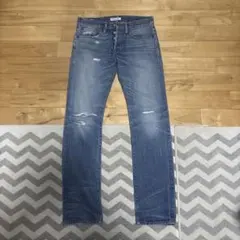 RON HERMAN DENIM ダメージ加工 ストレートデニム - メルカリ