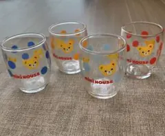 ミキハウス　ガラスコップ　4個セット