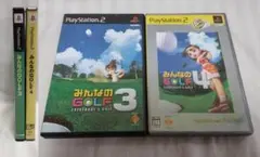 2本まとめてセット送料無料盤面美品読込確●みんなのGOLF3 みんなのGOLF4