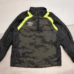 UMBRO アンブロ ハーフジップ ピステ ブラック×イエロー