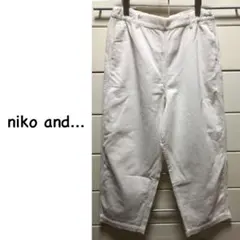 ニコアンド　コーデュロイ　パンツ　③ M ホワイト　白のサムネイル