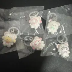 ふわふわスノー　めじるしアクセサリー　サンリオ　まとめ　クロミ　マイメロ
