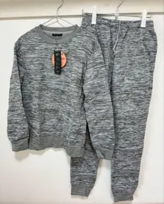 メンズ ルームウェア セットアップ グレー Mサイズ