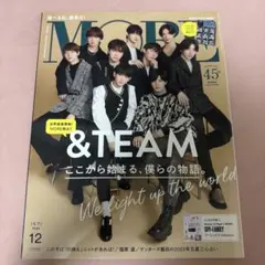 MORE 2022年12月号 増刊 &TEAM 表紙版　スペシャル厚紙カード