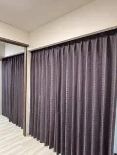 川島織物セルコン カーテン 4枚組 約1m×2m 防炎 タッセル&フック付きのサムネイル