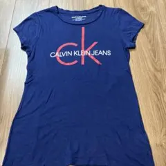 CALVIN KLEIN JEANS ネイビー Tシャツ XS
