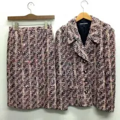 新品　LAPINE ラピーヌ　L ツイード　スーツ　セットアップ　ジャケット