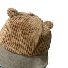 BEAMS mini クマ耳キャップ ブラウン