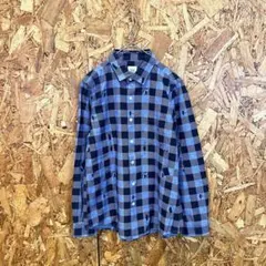 Design Tshirts Store graniph 長袖シャツ チェック柄