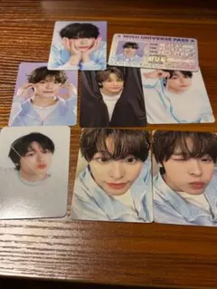 NCTWISH ユウシ COLOR popmerch チェキ トレカ ４枚セット NCTWISH ユウシ COLOR popmerch チェキ トレカ 4枚セット