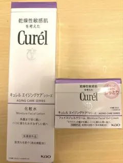 花王 キュレル エイジングケア 化粧水 ジェルクリーム　2点セットのサムネイル