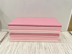 【廃盤】IKEAプレイマット 2個plufsig ペルフスィッグ　ピンク　グラデ