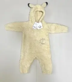 【新品未使用】 ピカチュウロンパース 80-90ジェラートピケ ベビー