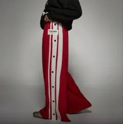 Missguided x Playboy ワイドレッグ　ストライプズポン