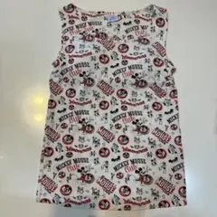 Disney 100周年 ミッキーマウス タンクトップ　カップ付きのサムネイル