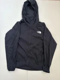 The North Face 黒 フード付きナイロンジャケット