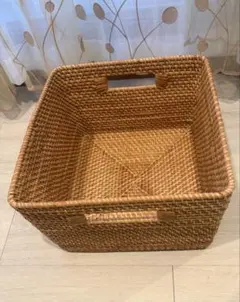 MUJI ラタン　かご