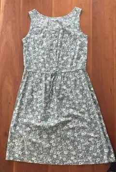 【美品】ドゥファミリー　do family 花柄ワンピース　グリーン　M 春夏
