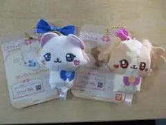 ぷちきゅあ リボン付きマスコット　こむぎ　ゆき　2個セット