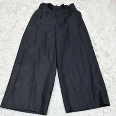 【ソコラ】/ワイドパンツ/2/グレー/ジャヴァコーポレーション/ストレッチのサムネイル