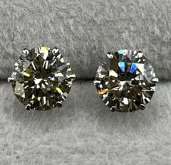 Pt900 天然ダイヤモンド0.11ct 片耳スタッドピアス - メルカリ