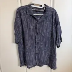 SENSE OF PLACE ネイビー半袖シャツ