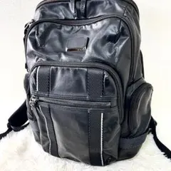 トゥミ　TUMI レザー　リュックサック　バックパック　ブラック　黒　メンズのサムネイル