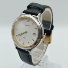 稼働品 SEIKO セイコー 腕時計 白文字盤 クォーツ 7121-8000 - メルカリ