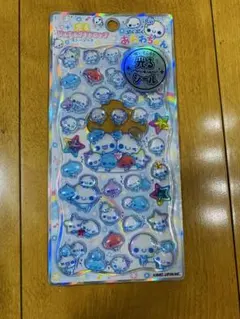 け*マ様 光るシール　あわわちゃん　ドロップシール