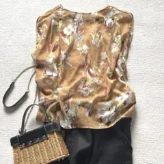 美品 トゥモローランド コレクション クレールフラワー ギャザー 