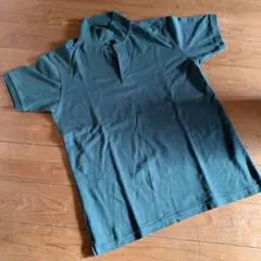 UNIQLO ダークグリーン 半袖ポロシャツ L