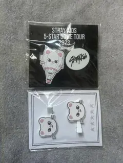 スキズ ジニレット キーホルダー ヘアクリップ