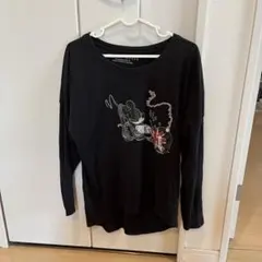 ロンT Tシャツ　トップス　カットソー ミッキー　ギター　かっこいいのサムネイル