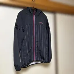 adidas ストライプジャケット 黒