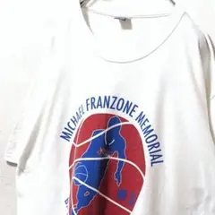 ギルダン シクサーズ#3マイケルメモリアル デカロゴ Tシャツホワイト白古着