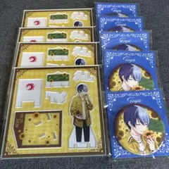 プロセカ 青柳冬弥 冬弥 缶バッジ はぴこれ アクリル色紙 色紙 A