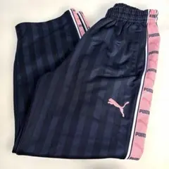 PUMA プーマ　ジャージ下　プージャ　ピンク　ネイビー　y2k 廃盤　S