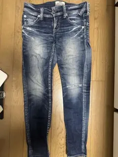 RODEO CROWNS スキニーデニム ダークブルー