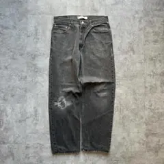 【実寸W33 L30】00s levi's ブラックデニム リーバイス 550