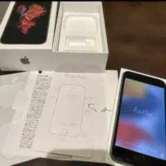 Apple iPhone 6S本体　初期化　SIMフリー　画面割れあり