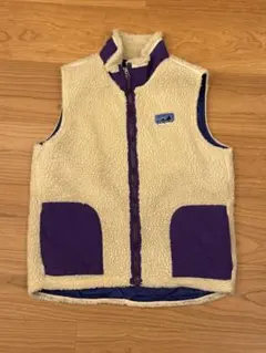 Patagonia 子供用フリースベスト L(12) ボアベスト　アウター