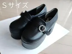 Love Hunterリングビジュー付き厚底ローファー Sサイズ