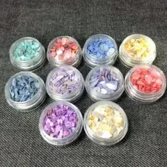 プ*♡様 ☆未使用・グレインシェルストーン 各色3g×10個セット☆