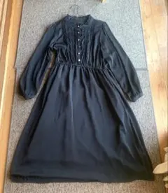 archives epice 長袖 ブラック 黒 ロングワンピース
