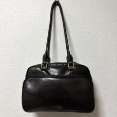 【大容量】KOSK＆BAG ボストンバッグ ショルダーバッグブラウンY2K 焦茶