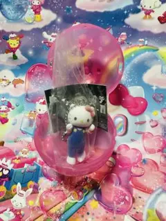 ガチャ⚫︎サンリオキャラクターズ ミニチュアチャーム ライブキャラクター キティ