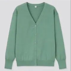 UNIQLO UVカットスーピマコットンVネックカーディガン