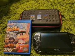 Sony PS Vita 本体 専用ケース、ゲームソフト5本付き